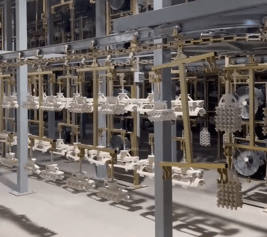 不锈钢铸造过程-化蜡射蜡